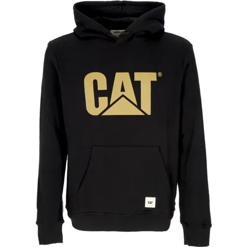 Hoodie mit Logo-Print , Herren, Größe: S - CAT - Modalova