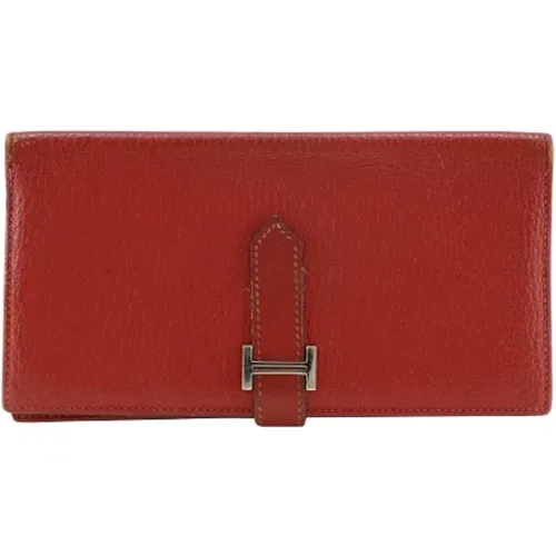 Pre-owned Leather wallets , female, Sizes: ONE SIZE - Hermès Vintage - Modalova