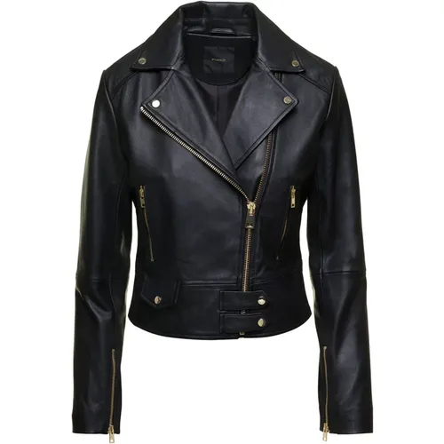 Leather Jackets PINKO - pinko - Modalova