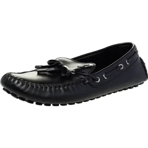 Pre-owned Leather flats , female, Sizes: 10 1/2 UK - Louis Vuitton Vintage - Modalova