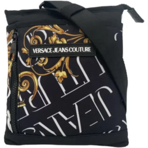 Logo Couture Nylon Cross Body Bag , male, Sizes: ONE SIZE - Versace Jeans Couture - Modalova