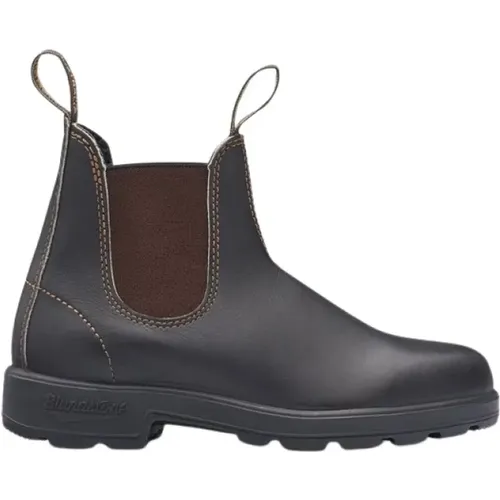 Braune Leder Chelsea Stiefel , Herren, Größe: 38 1/2 EU - Blundstone - Modalova