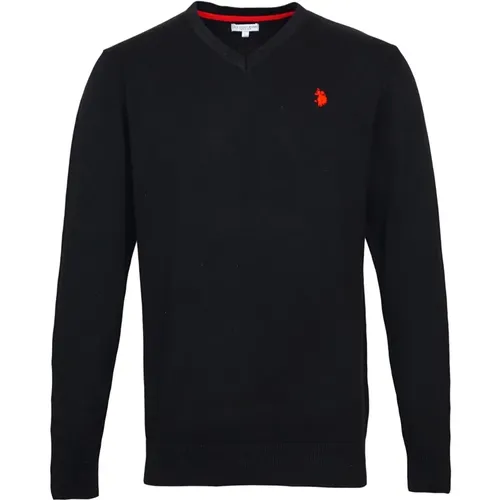 Pullover Strickpullover V-Neck Sweater , Herren, Größe: XL - U.s. Polo Assn. - Modalova