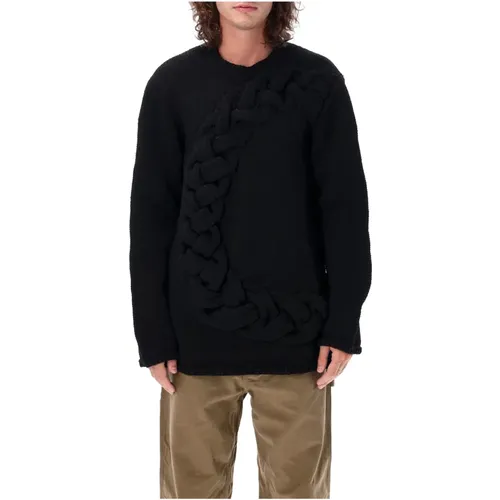 Knit Treccia Stylish Sweater , male, Sizes: M, XL - Comme des Garçons - Modalova