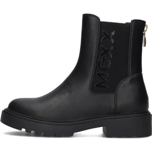 Schwarze Chelsea Boots Malat , Damen, Größe: 36 EU - Mexx - Modalova