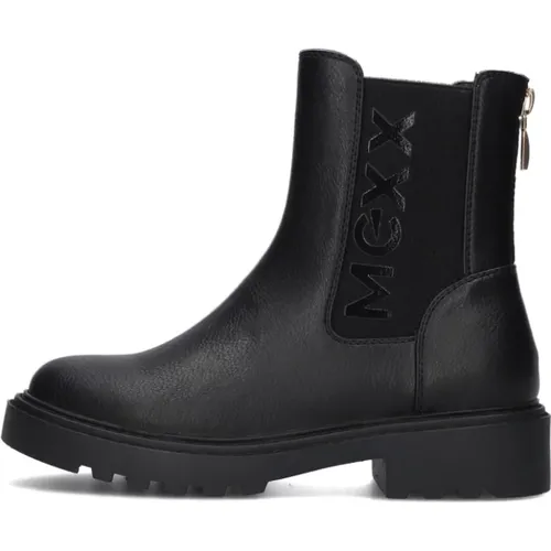 Schwarze Chelsea Boots Malat , Damen, Größe: 41 EU - Mexx - Modalova