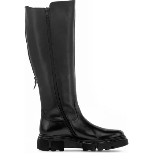 Schwarze Geschlossene Ankle Boots Damen , Damen, Größe: 37 EU - Gabor - Modalova