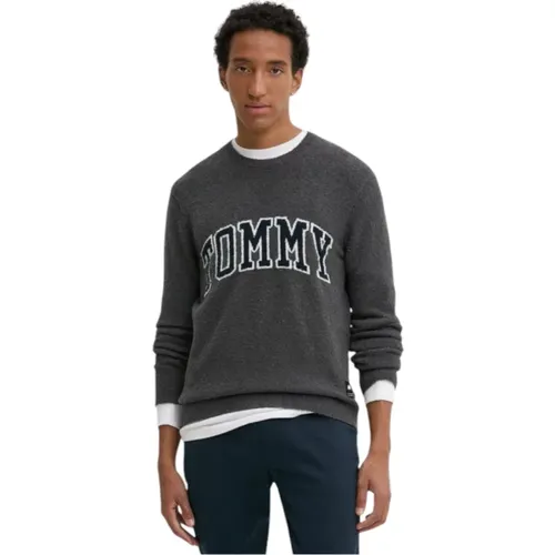 Rundhalspullover , Herren, Größe: S - Tommy Jeans - Modalova