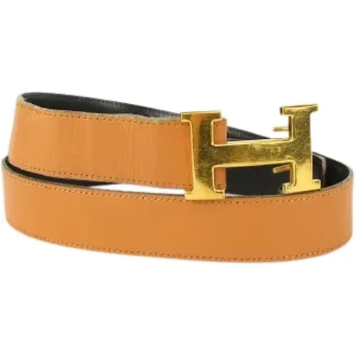 Pre-owned Leather belts , female, Sizes: ONE SIZE - Hermès Vintage - Modalova