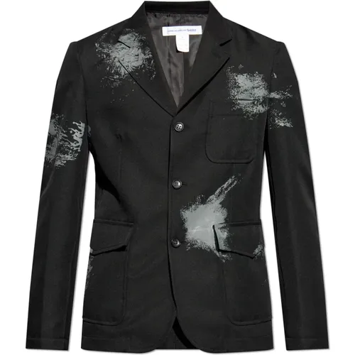 Bedruckter Blazer , Herren, Größe: S - Comme des Garçons - Modalova