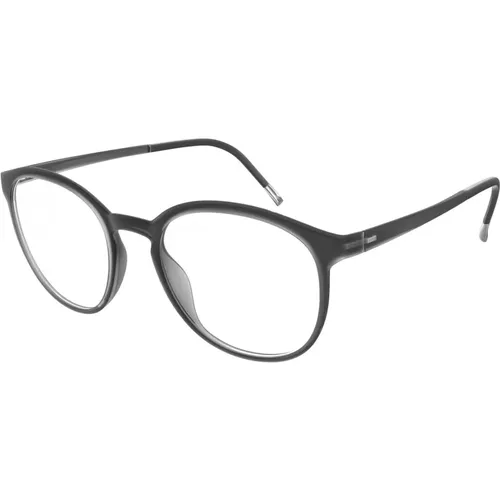 Dunkelgraue Brillenfassungen EOS View , unisex, Größe: 51 MM - Silhouette - Modalova