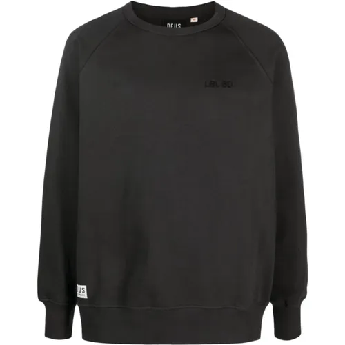 Grey Sweaters for Men , male, Sizes: L, XL - Deus Ex Machina - Modalova
