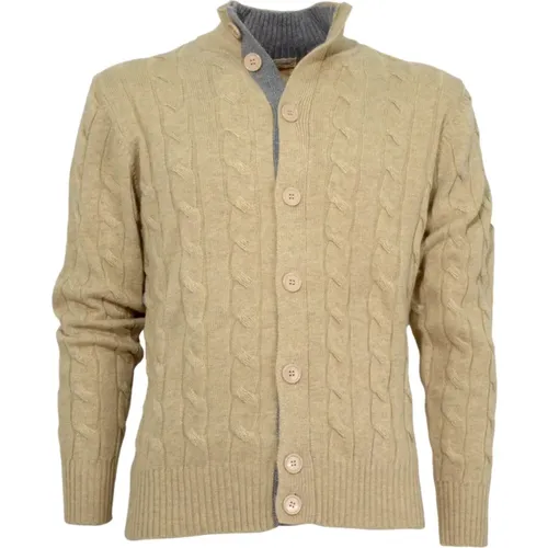 Cardigan , male, Sizes: 2XL - Cashmere Company - Modalova