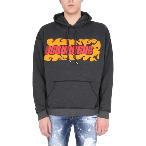 Hoodies , Herren, Größe: S - Dsquared2 - Modalova