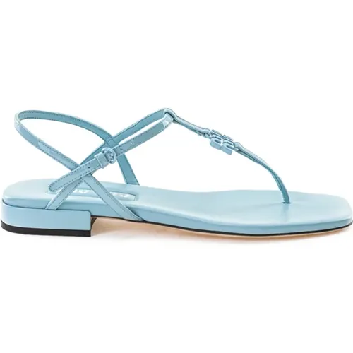 Patent Sandals , female, Sizes: 5 1/2 UK, 4 1/2 UK, 5 UK, 4 UK, 3 UK - Miu Miu - Modalova