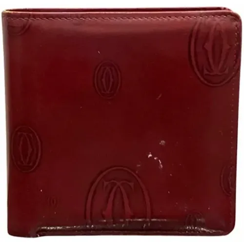 Pre-owned Leather wallets , female, Sizes: ONE SIZE - Cartier Vintage - Modalova