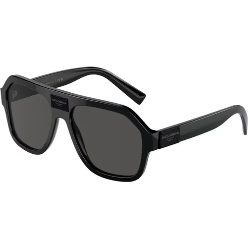 Ikonische Stil Sonnenbrille für Männer , Herren, Größe: 58 MM - Dolce & Gabbana - Modalova