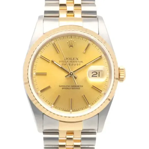 Pre-owned Stainless Steel watches , male, Sizes: ONE SIZE - Rolex Vintage - Modalova