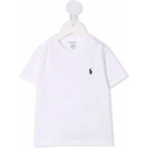 Weißes Baumwoll-Polo-Pony-Logo-T-Shirt - Polo Ralph Lauren - Modalova