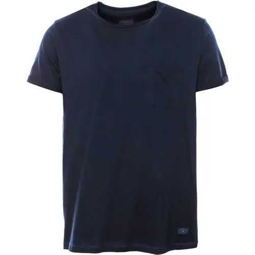 De Gênes, Sagi Nuovo T-Shirt , Herren, Größe: L - Blue de Gênes - Modalova
