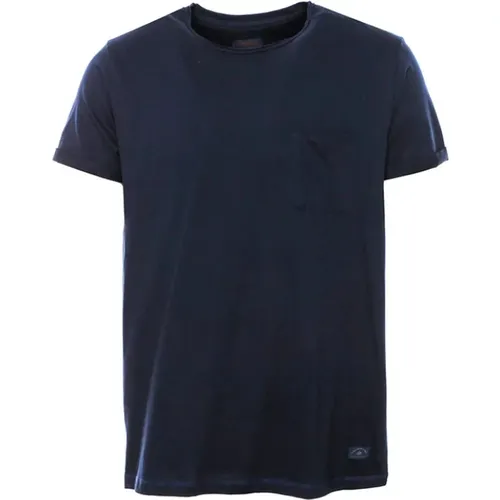 De Gênes, Sagi Nuovo T-Shirt , Herren, Größe: XL - Blue de Gênes - Modalova