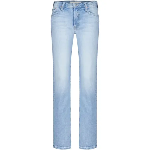 Ausgewaschene Straight-Fit Jeans , Damen, Größe: W29 - Mother - Modalova