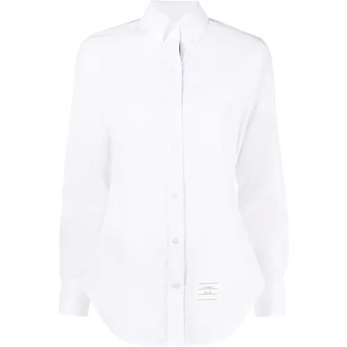 Slim-Fit Shirt with RWB Stripes , female, Sizes: 2XS - Thom Browne - Modalova