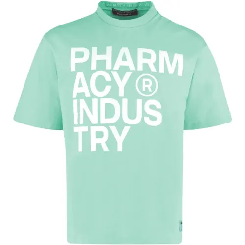 Stylisches T-Shirt & Top mit Logo , Damen, Größe: S - PHARMACY INDUSTRY - Modalova