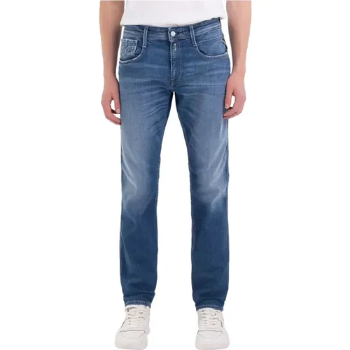 Slim Denim Jeans für Männer , Herren, Größe: W29 L32 - Replay - Modalova