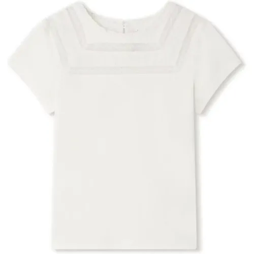 Weiße Milch Fina T-Shirt Bonpoint - Bonpoint - Modalova