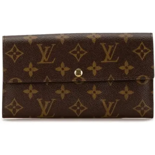 Pre-owned Leather wallets , female, Sizes: ONE SIZE - Louis Vuitton Vintage - Modalova