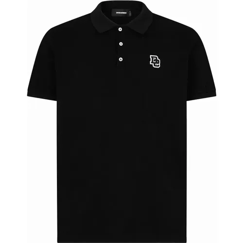 Polo Shirt with Embroidered Logo , male, Sizes: M, L, XL, 2XL, 3XL, S - Dsquared2 - Modalova