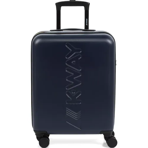 Small Cabin Trolley with TSA Lock , male, Sizes: ONE SIZE - K-way - Modalova