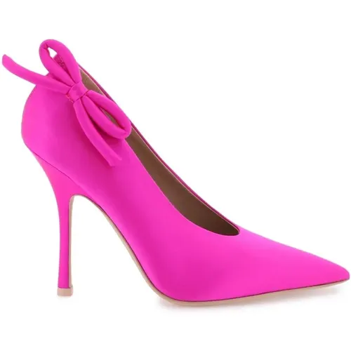 Satin Bow Pumps , female, Sizes: 7 UK - Valentino Garavani - Modalova