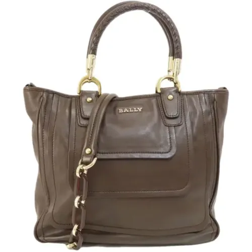 Pre-owned Leder schultertasche - Bally Pre-owned - Modalova