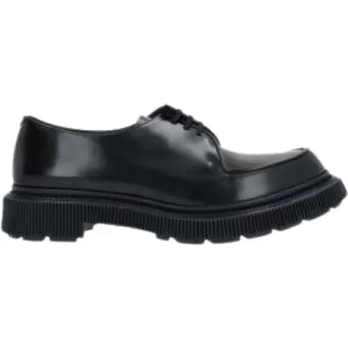 Leather Derby Flat Shoes , male, Sizes: 7 UK, 10 UK - Adieu Paris - Modalova