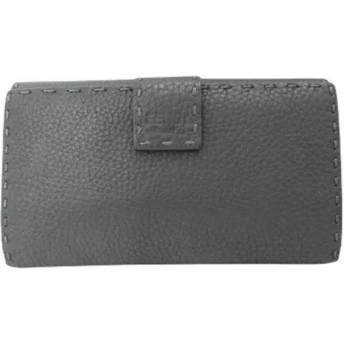 Pre-owned Leather Wallet , female, Sizes: ONE SIZE - Fendi Vintage - Modalova