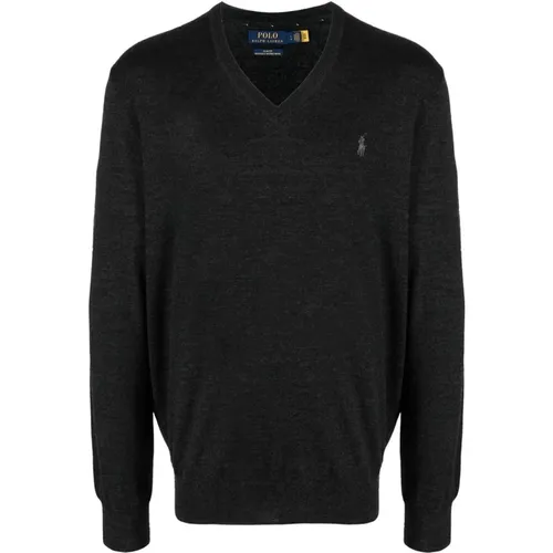 Dark Granite Pullover Sweater , male, Sizes: L, XL - Ralph Lauren - Modalova