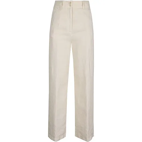 Wide Trousers , female, Sizes: 2XS - Aspesi - Modalova