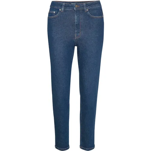Fashion-Forward High-Waisted Slim Jeans , female, Sizes: W26, W24, W25 - Gestuz - Modalova