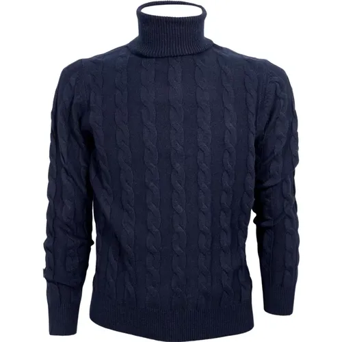 Turtleneck , male, Sizes: XL, L, 2XL, 4XL, M, 3XL - Cashmere Company - Modalova