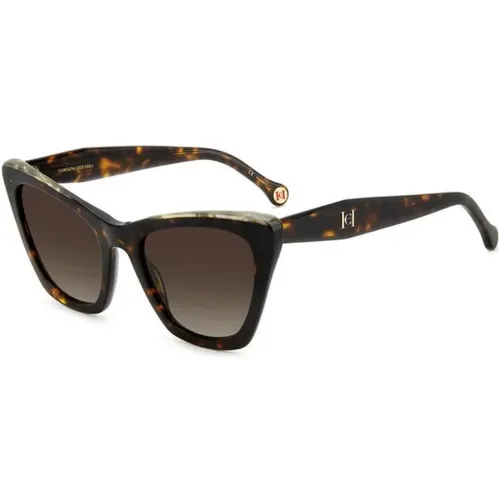 Sunglasses HER 0129/S,Black White/Grey Shaded Sunglasses - Carolina Herrera - Modalova
