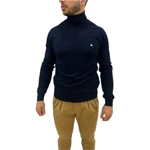 High Neck Sweater , male, Sizes: S, 2XL, L - Manuel Ritz - Modalova