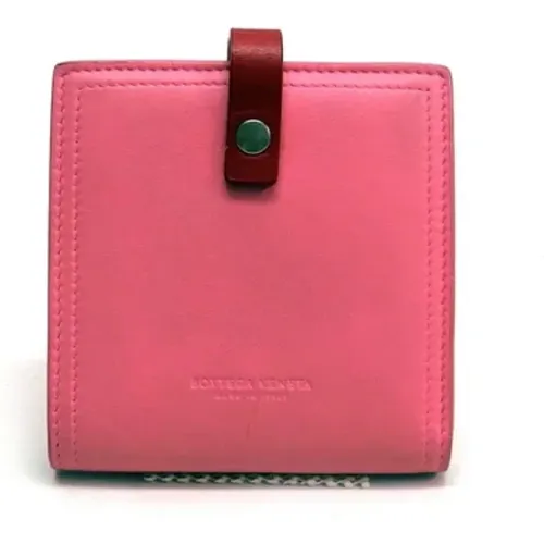 Pre-owned Leather wallets , female, Sizes: ONE SIZE - Bottega Veneta Vintage - Modalova