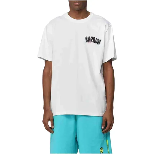 T-Shirt , male, Sizes: L, XL - Barrow - Modalova