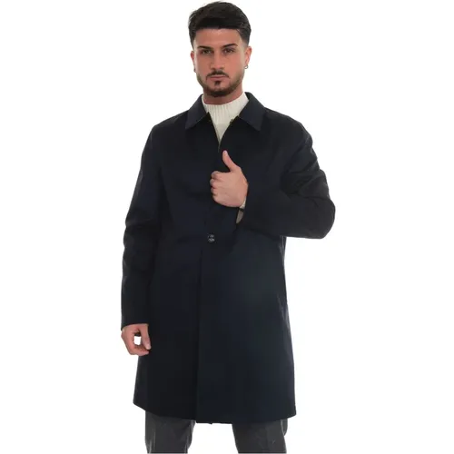 Reversible Dust Coat with Button Closure , male, Sizes: 3XL, L - Kired - Modalova