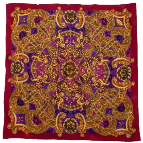 Pre-owned Silk scarves , female, Sizes: ONE SIZE - Versace Pre-owned - Modalova