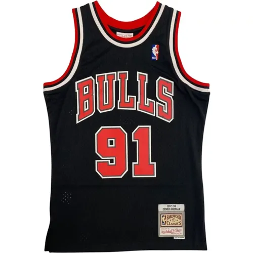 Chicago Bulls Rodman Swingman Jersey , male, Sizes: S, M, L, XL - Mitchell & Ness - Modalova