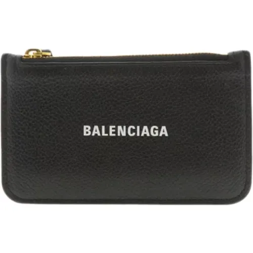 Pre-owned Leather wallets , female, Sizes: ONE SIZE - Balenciaga Vintage - Modalova