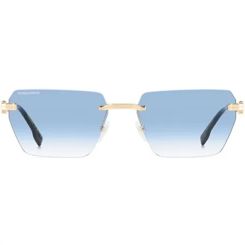 Modern Casual Sunglasses with Blue Gradient Lenses , unisex, Sizes: 58 MM - Dsquared2 - Modalova